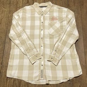 Harley Davidson Women's Long Sleeve Button Up Shirt 2XL